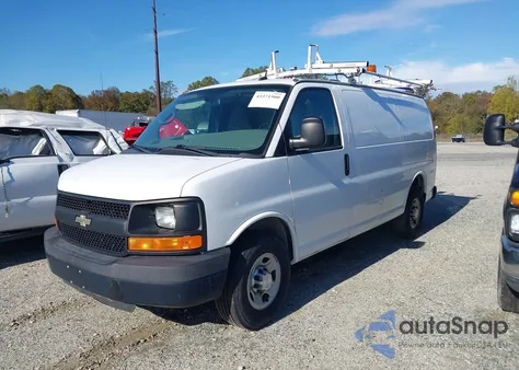 2015 Chevrolet Express 2500 Work Van из США, поврежденный, VIN 1GCWGFCF8F1156914